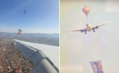 Aeroplani u detyrua të bënte një manovër në qiellin e Brazilit, për të shmangur ‘një balonë që i kishte zënë rrugën’ – pasagjerët publikojnë pamjet