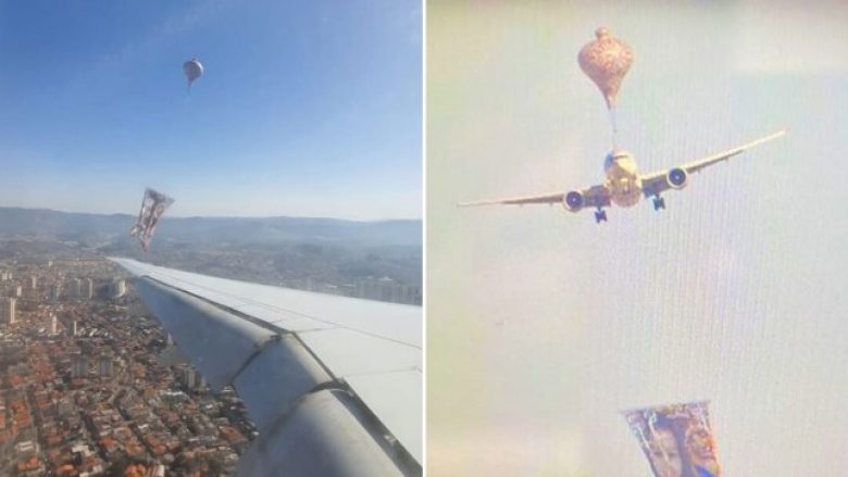 Aeroplani u detyrua të bënte një manovër në qiellin e Brazilit, për të shmangur ‘një balonë që i kishte zënë rrugën’ – pasagjerët publikojnë pamjet