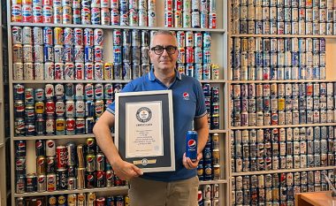 Italiani hyn në librin e rekordeve për grumbullimin e kënaçeve të Pepsit