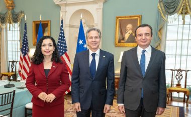 Blinken: SHBA mbështet integrimin euroatlantik të Kosovës, dhe dialogun e lehtësuar nga BE