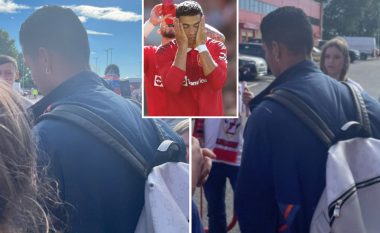 Cristiano Ronaldo u largua pa u mbyllur ndeshja nga Old Trafford –  kjo ka bërë që fansat e Manchester United ta kritikojnë për mosrespekt