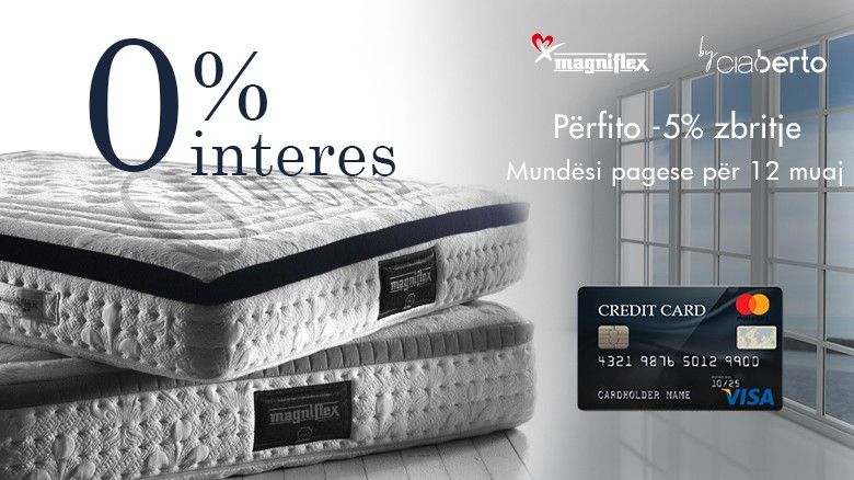 Ciao Berto brings MAGNIFLEX mattresses now with a discount and 12