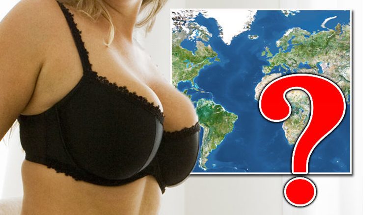 Harta e re tregon se ku jetojnë femrat me gjoksin më të madh, do t’ju habisë!