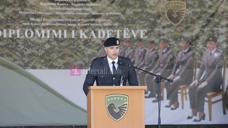 Oficeri i ri i FSK-së: Ta duam dhe t’i shërbejmë Kosovës sonë deri në frymën e fundit