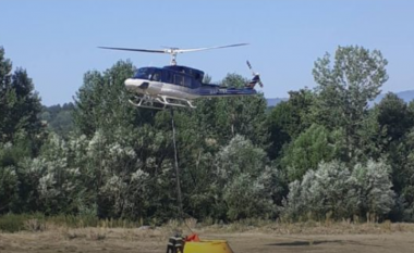 Në shuarjen e zjarrit në afërsi të Krivolakut është përfshirë edhe një helikopter i URM-së