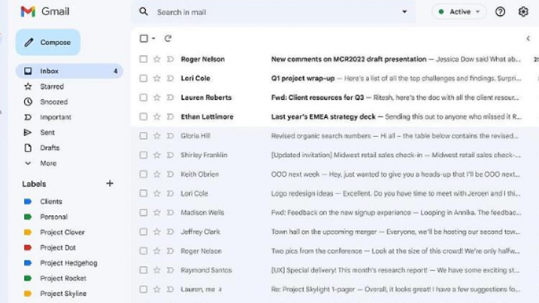 Gmail me ndryshime të reja po arrin te të gjithë përdoruesit