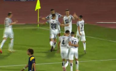 Ballkani shkëlqen në pjesën e parë ndaj La Fiorita, shkon në pushim me dy gola epërsi