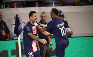 Superkupa e Francës: PSG e mbyll pjesën e parë në epërsi prej dy golash – magjia e Messit dhe mjeshtëria e Neymar bën dallimin