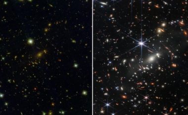 Pamje që tregojnë se sa mbresëlënës është teleskopi 10 miliardë dollarësh 'James Webb' në krahasim me të mëparshmin 'Hubble'