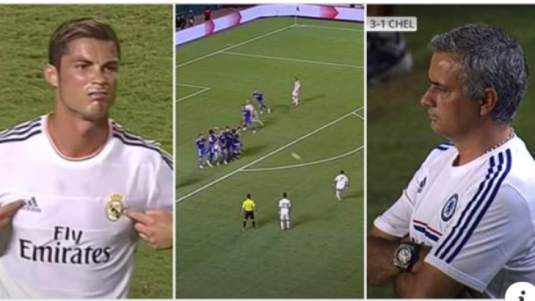 Dita kur Cristiano Ronaldo u hakmor ndaj Jose Mourinhos në një ndeshje miqësore mes Real Madridit dhe Chelseat