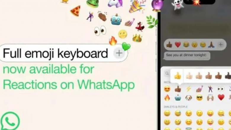 WhatsApp mundësoi përdorimin e të gjitha emoji-ve
