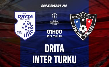 Formacionet zyrtare, Drita – Inter Turku: Nuhiu me disa ndryshime