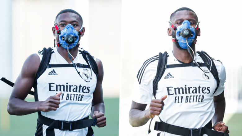 Shpjegohet se përse yjet e Real Madridit mbajnë maska speciale ​​në stërvitje