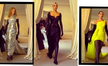 Dua Lipa, Kim Kardashian dhe Nicole Kidman mahnitin gjatë ecjes në pistën e Balenciagas