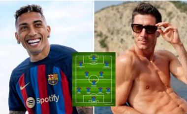 Ekipi i Barcelonës duket i frikshëm: Si mund të luajnë katalunasit me Lewandowskin, Raphinhan dhe transferimet e tjera
