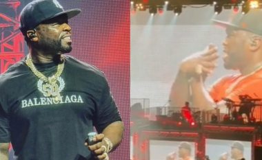 50 Cent bën shqiponjën dykrenare gjatë performancës në një koncert në Gjermani – është motivuar nga ish-luftëtari i UÇK-së, Bashkim Shala