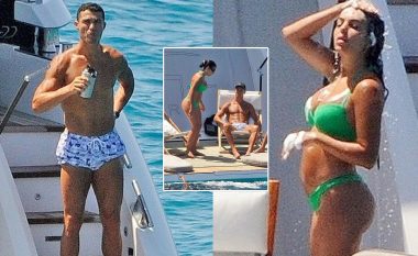 Cristiano Ronaldo dhe Georgina Rodriguez vazhdojnë pushimet në Mallorca – teksa tregojnë fizikun nga jahti i tij luksoz me vlerë mbi gjashtë milionë euro