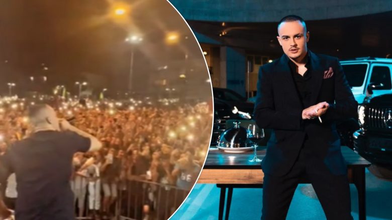 Numër i madh i fansave në koncert, Don Xhoni: Nuk jemi në Kinë po në Drenicë