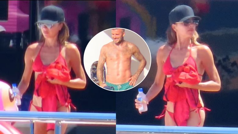 Victoria dhe David Beckham vazhdojnë pushimet familjare në Itali teksa shfaqin fizikun nga jahti luksoz