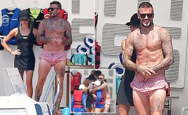 David Beckham shfaq trupin e tij të përsosur gjatë pushimeve verore me familjen