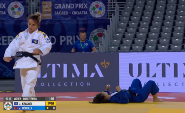 Distria Krasniqi siguron medaljen, kalon në finale në Grand Prixin e Zagrebit
