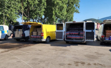 Dogana sekuestron 6 tonelata vaj ushqimor dhe pije joalkoolike të kontrabanduara në veri të Kosovës