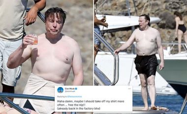 Elon Musk reagon pas fotografive që paparacët ia publikuan nga plazhi: Ndoshta duhet të zhvishem më shpesh, të nxjerr gjoksin