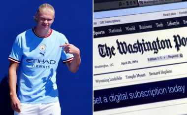 Tifozët e Manchester City në panik pas postimit në Twitter për Haaland nga Washington Post