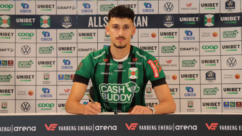 Zyrtare: Dion Krasniqi ka nënshkruar me klubin e elitës suedeze Varbergs Bois