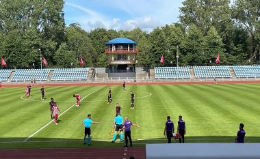 Gjilani pa gola pas pjesë së parë ndaj Liepajas, rrugës për kualifikimin tutje