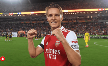 Odegaard: Të rinjtë e Arsenalit shkëlqejnë nën presion si lider i Ligës Premier