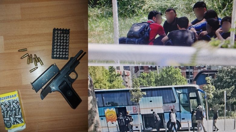 Goditet grupi i trafikantëve me emigrant në Prizren –arrestohen 18 persona, konfiskohen armë e fishekë