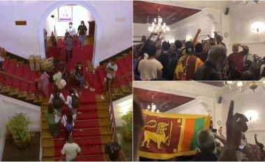 Sri Lanka: Brenda zyrës së kryeministrit që "u vërshua" nga protestuesit
