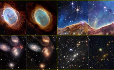 Zbuloni ndryshimin! Fotot ‘krah për krah’ tregojnë se sa më i fuqishëm është teleskopi i ri James Webb i NASA-s sesa paraardhësi i tij Hubble