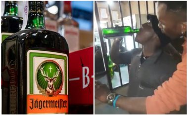 Afrikani vdes pasi piu për dy minuta një shishe plotë me Jagermeister