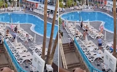 Pushuesit vrapojnë në mëngjes për të zënë shezllonet ‘më të mirë’ – pamje nga një hotel i Tenerife