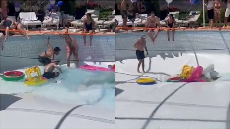 Në një festë private në Izrael, të ftuarit panë një tragjedi – ‘një gropë u hap papritmas në pishinë dhe uji mori me vete dy burra’