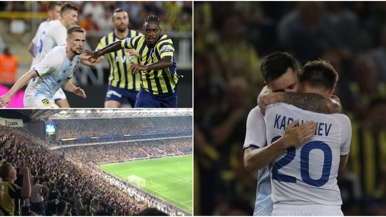 Skandal në Turqi, tifozët e Fenerbahces thërrasin në kor emrin e Vladimir Putinit pasi Dinamo Kiev i eliminon nga Liga e Kampionëve