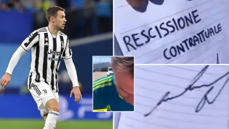Ramsey bie pre e një mashtrimi nga tifozët e Juventusit – videoja bëhet virale në internet