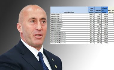 Haradinaj: Qeveria dëmtoi shërbyesit civil me 16,6 milionë euro