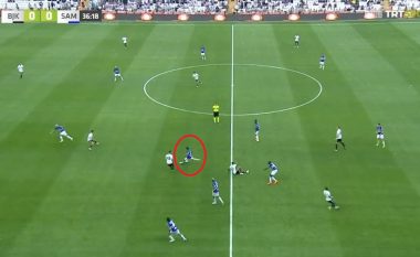 Abdelhamid Sabiri i Sampdorias shënon ‘golin e vitit’, tund rrjetën nga gjysma e fushës ndaj Besiktasit