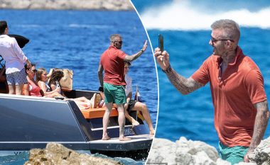 David dhe Victoria Beckham zbarkojnë në brigjet e Kroacisë me fëmijët e tyre për pushimet e verës