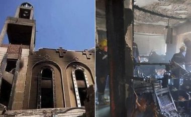 Nga shpërthimi i një zjarri në një kishë në Egjipt, humbin jetën 41 persona dhe lëndohen 55 tjerë