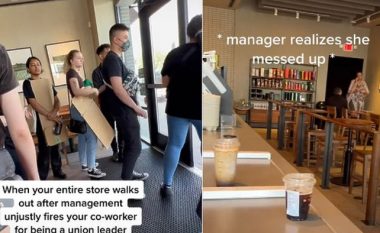 Punonjësit e Starbuckit në mënyrë kolektive largohen nga objekti, pasi kolegu i tyre padrejtësisht u shkarkua