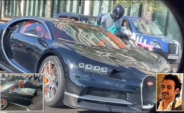 Ia thyejnë me çekiç xhamin e Bugatti Chiron, tentojnë t’ia vjedhin orën 130 mijë dollarëshe në Londër – shpëton milioneri nga Kuvajti