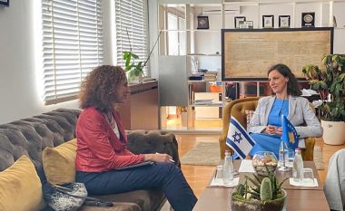 Rizvanolli pret ambasadoren izraelite, flasin për energjinë dhe teknologjinë e informacionit