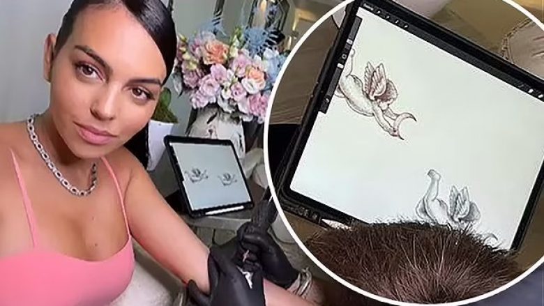 Georgina Rodriguez bën tatuazh imazhin e engjëjve gjashtë muaj pas humbjes tragjike të njërit prej binjakëve