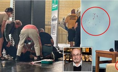 Kishte nxitur reagime të ashpra tek bota myslimane, shkrimtari Salman Rushdie që vazhdimisht ishte kërcënuar – theret me thikë në New York