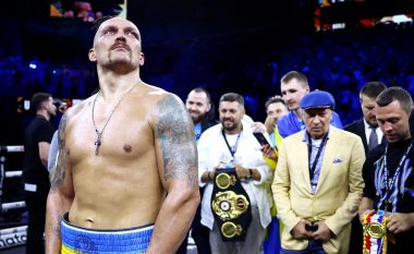 Usyk falënderon Zotin për fitoren që ia dedikon Ukrainës dhe i kërkon luftë Tyson Furyt: Nëse nuk përballem me britanikun atëherë largohem nga boksi