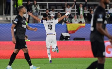 Karim Benzema i pamëshirshëm, shënon gol të bukur ndaj Eintrachtit